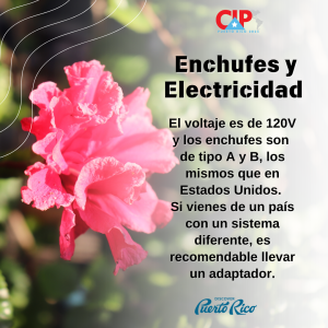 Aspectos Generales: Enchufes y Electricidad